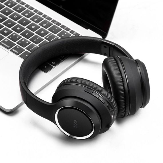Беспроводные наушники HOCO W28 Journey wireless headphones Black | Зображення 1