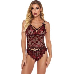 Сексуальний спокусливий еротичний комплект - еротична білизна  L/XL 23766