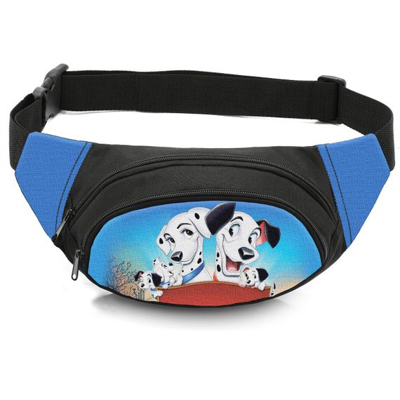 Сумка-бананка детская с принтом Далматинець поясная сумка для мальчика (4703)