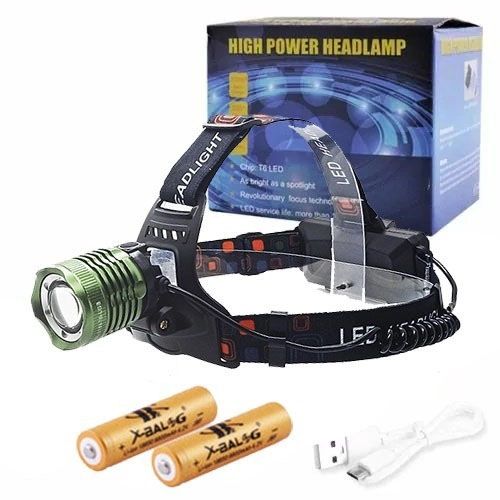 Ліхтар налобний Police BL-2189 T6 (MicroUSB), універсальний, з оптичним зумом, водонепроникний ліхтар | Зображення 2