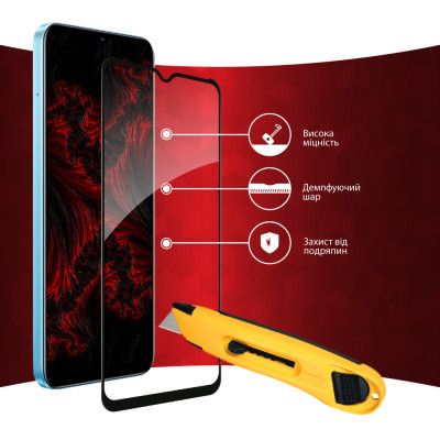 Стекло защитное Intaleo Full Glue Realme C30S (1283126551918) | Зображення 3
