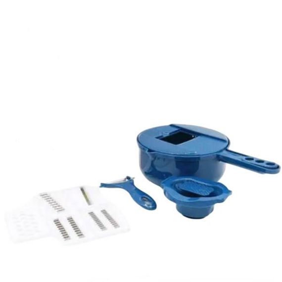 Овочерізка подрібнювач овочів 12 в 1 Multi-Functional Chopper Синя