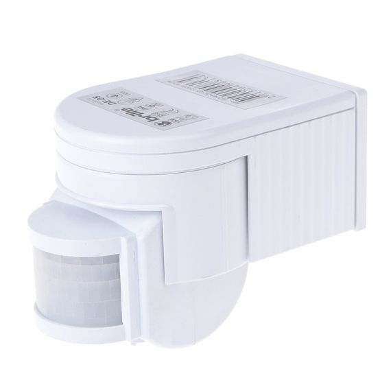 Датчик руху на світло накладний IP44 DE-05 WHITE