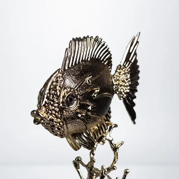 Декоративна фігурка Gold Fish 16x8x30 см металева HP-7-18 | Зображення 3