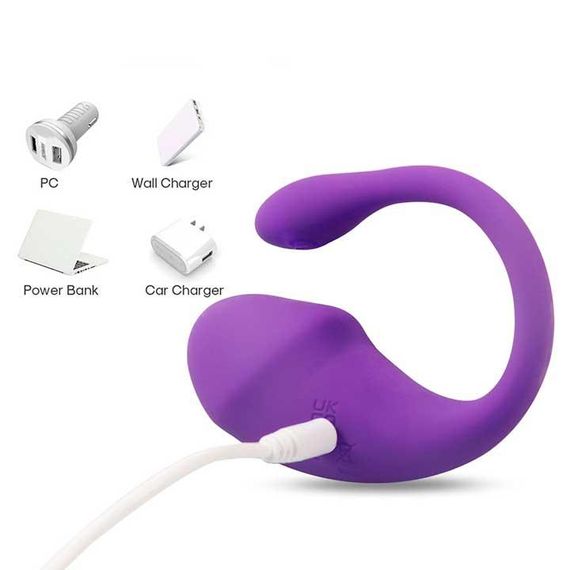 Смарт віброяйцо Love Spouse USB — Фіолетовий — Смарт вібратори | Зображення 4