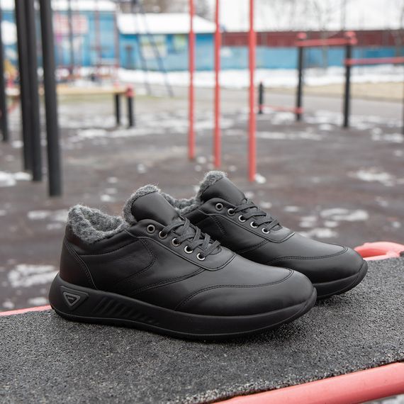 Короткие зимние ботинки кожаные 45 размер | Зображення 3