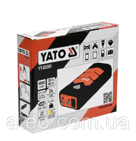 Пусковое Устройство YATO +Повербанк+ Светлодиодний фонарик 3IN1 400A 9000MAH | Зображення 5