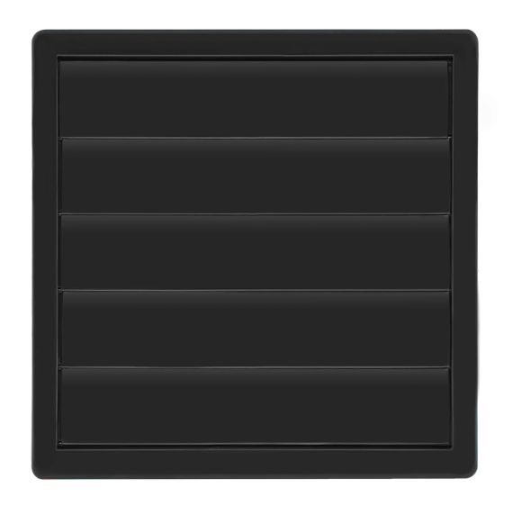 Вентиляційна решітка з регульованням АirRoxy KzZR 170х170 графітова (02-357)