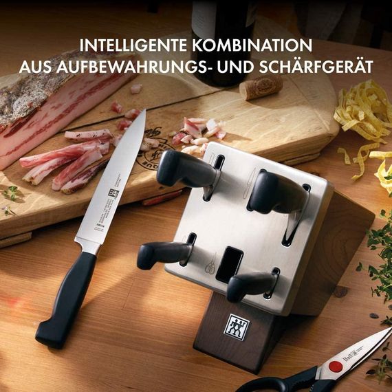 Набор ножей Zwilling 35148-507-0 TWIN **** ЧЕТЫРЕ ЗВЕЗДЫ САМОЗАТАЧИВАЮЩИЙСЯ НОЖЕВОЙ БЛОК ИЗ 7 ЧАСТЕЙ | Зображення 9