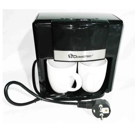 Крапельна кавоварка Domotec MS-0708 500 Вт з WB-995 двома чашками