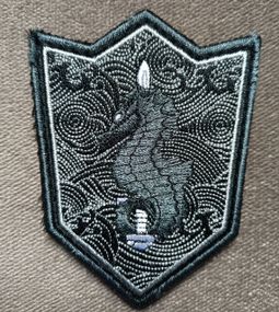 Шеврон 73 центр СпП (монохромний)