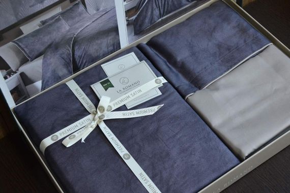 Постільна білизна La Romano Premium Satin 200×220 Marlen Cobalt | Зображення 4