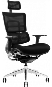 Кресло офисное GT RACER X-802 BLACK (W-21, B-41)