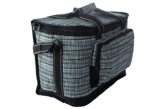 Термосумка 15 л чорно-біла (32*20*24 см) СИЛА 960604 | Зображення 1