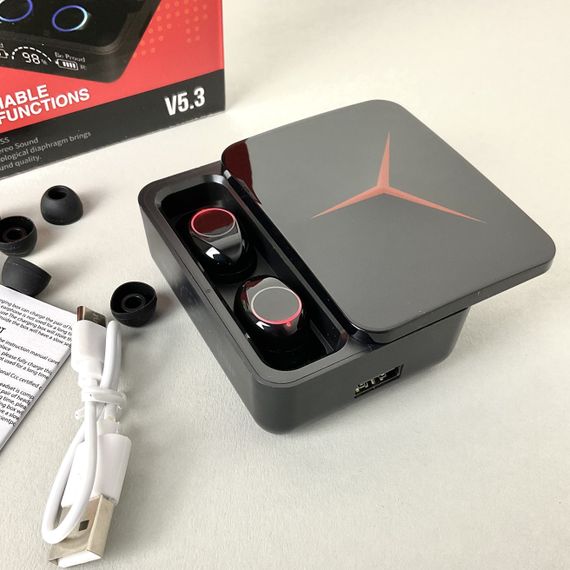 Бездротові навушники M90 Pro series, Gaming EarBuds, Smart Case (Чорний) | Зображення 7