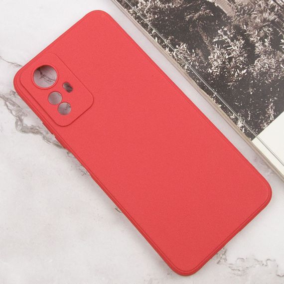 Силиконовый чехол Candy Full Camera для Xiaomi Redmi Note 12S Красный / Camellia | Зображення 1