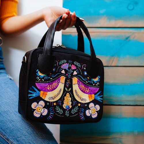 Сумка жіноча Kitto Пташки 25x20x9 см