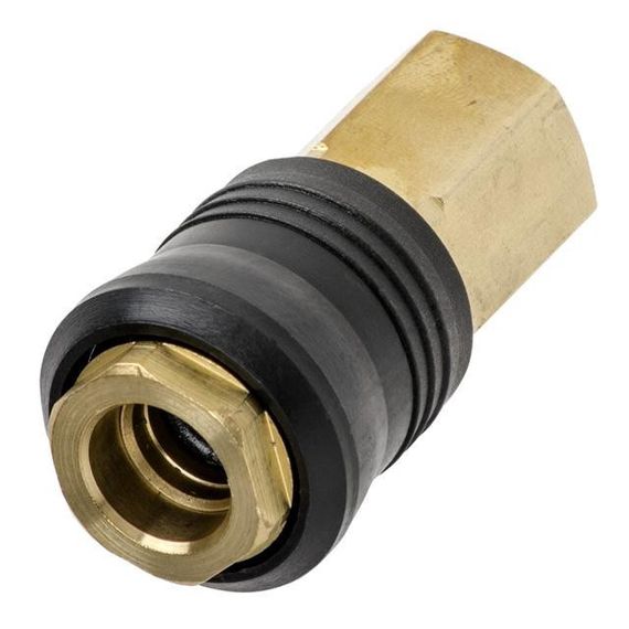 Швидкороз'ємне з'єднання з внутрішньою різьбою 1/4", латунь INTERTOOL PT-1814 | Зображення 2