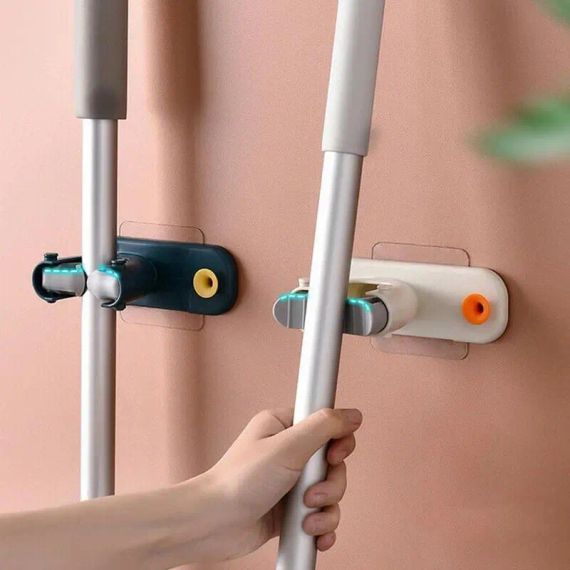 Настінний тримач для швабр регульований нековзний | Зображення 3