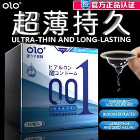 Латексні ультратонкі гладкі презервативи OLO-ZERO 001 Blue, 10 шт sexstyle
