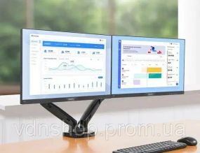 Настольное крепление для двух мониторов (кронштейн) 17"-30" NB F160