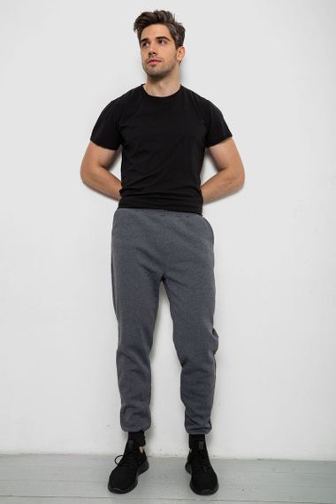 Спортивные штаны мужские на флисе, цвет серый, 238R56910-5 | Зображення 1