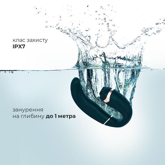 Пульсатор із вакуумною стимуляцією клітора Adrien Lastic My G (Teal) | Зображення 3