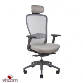 КРЕСЛО KRESLALUX IN-POINT (Gray  M61002) ЭРГОНОМИЧНОЕ