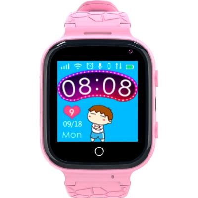Смарт-годинник Gelius Pro GP-PK007 (Ocean) Pink Kids smart watch with GPS tracker (Pro GP-PK007 (Ocean) Pink) | Зображення 1