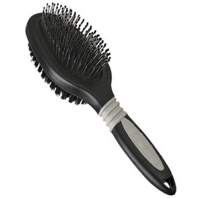 Щітка двостороння Flamingo Groo’Me Bristle Brush&Pin, розмір L