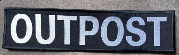 Нашивк OUTPOST (7х29см)