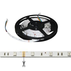 Світлодіодна LED стрічка PROLUM™ 12V; 5050\30; IP20; Series "S", RGB