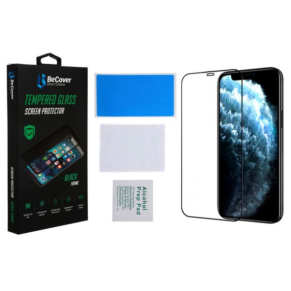 Скло захисне BeCover Apple iPhone 13 / 13 Pro Black (706663) | Зображення 1