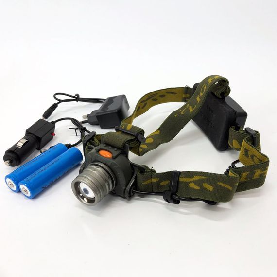 Налобний ліхтар тактичний Bailong BL-1505\602B SENSOR з датчиком руху, Ліхтарик налобний led | Зображення 1