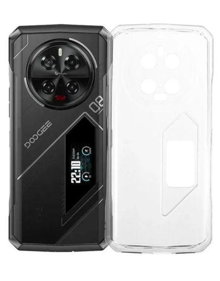 Оригінальний бампер/чохол Doogee v40 pro transperent (прозорий) | Зображення 1