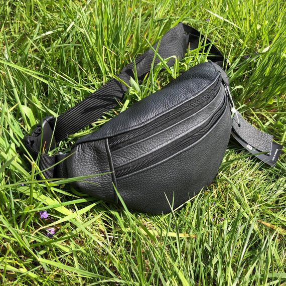 Мужская барсетка на пояс  / Нагрудная сумка бананка вместительная / Сумка мужская VK-443 поясная бананка | Зображення 4
