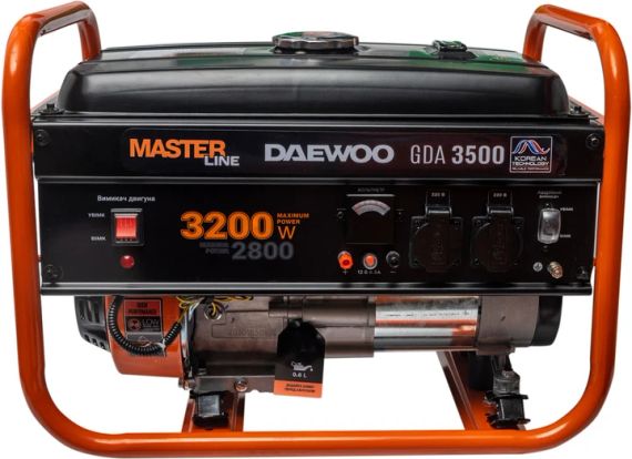 Генератор Daewoo GDA 3500 (2.8/3.2 кВт) | Зображення 1