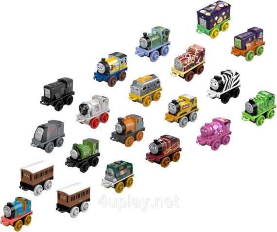 Игровой набор 20 мини-поездов Паровозик Томас и друзья. Thomas & Friends MINIS Toy Train 20 Pack Fisher-Price | Зображення 3