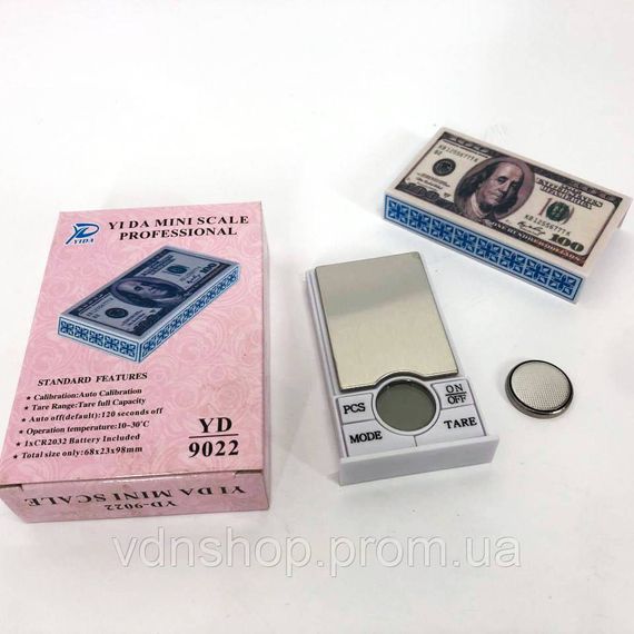 Компактні електронні ваги для ювелірів YD-9022, Портативні кишенькові ювелірні ваги Дуже точні HW-99 | Зображення 9