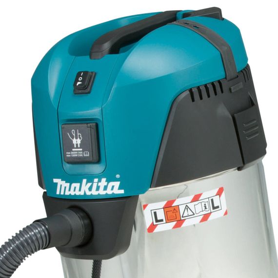 Пилосос промисловий Makita VC3011L (30 л, 21 кПа, 3.6 м³/хв, 1000 Вт) | Зображення 3