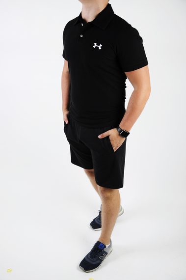 Поло Андер чорний M L