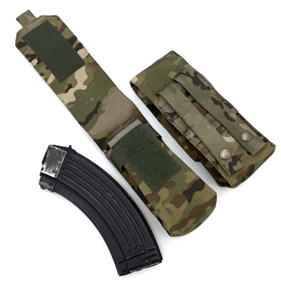 Подсумок на два магазина  Мультикам (multicam) Cordura 500D Molle закрытый | Зображення 4