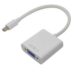 Адаптер-перетворювач Mini Display Port (Thunderbolt) - VGA (білий)