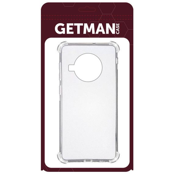 TPU чехол GETMAN Ease logo усиленные углы для Xiaomi Mi 10T Lite / Redmi Note 9 Pro 5G Бесцветный (прозрачный) | Зображення 1