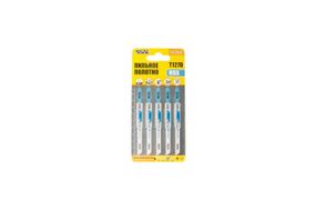 Полотно пильное для лобзика Mastertool - T127D 100 мм x 8T, металл (5 шт.) (14-2815)