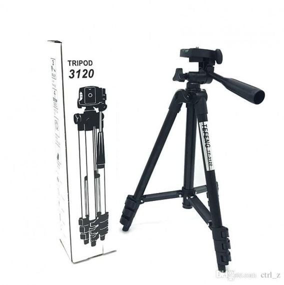 Штатив для телефона и фотоаппарата Tripod 3120 PRO портативный трипод 0,35-1.02м высота | Зображення 4