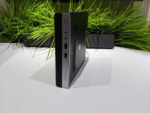 Неттоп HP ProDesk 400 G3 Mini USFF / Intel Core i5-7400T (4 ядра по 2.4 - 3.0 GHz) / 8 GB DDR4 / 120 GB SSD / Intel HD Graphics 510 / USB 3.1 / DisplayPort б/у | Зображення 1