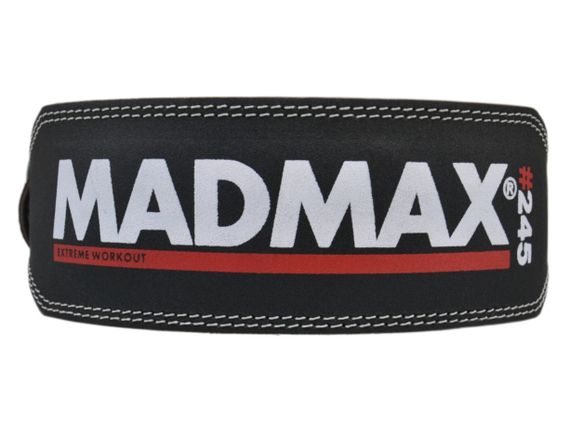 Пояс для важкої атлетики MadMax MFB-245 Full leather шкіряний Black S | Зображення 1