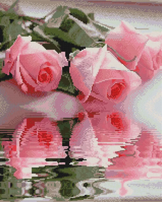 Алмазна мозаїка Троянди 40х50 см ColorArt  SP018