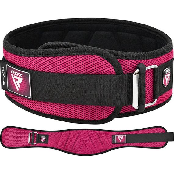 Пояс (важка атлетика) RDX RX4 EVA Curve неопреновий PINK-XS